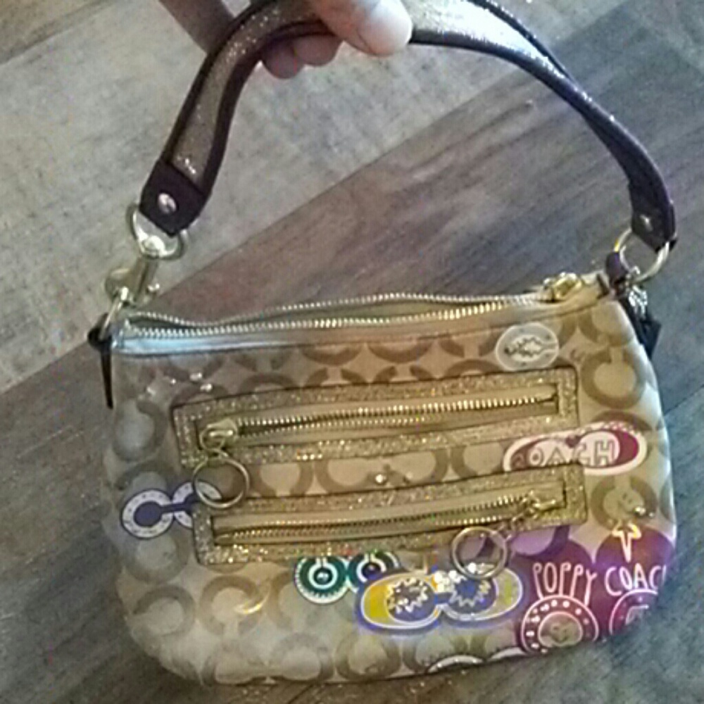 Coach poppy small handbag
